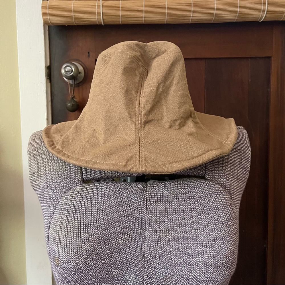 Wellington Factory Every Day Hat Tan Taupe Beige Brown Boheme Adjustable Cotton